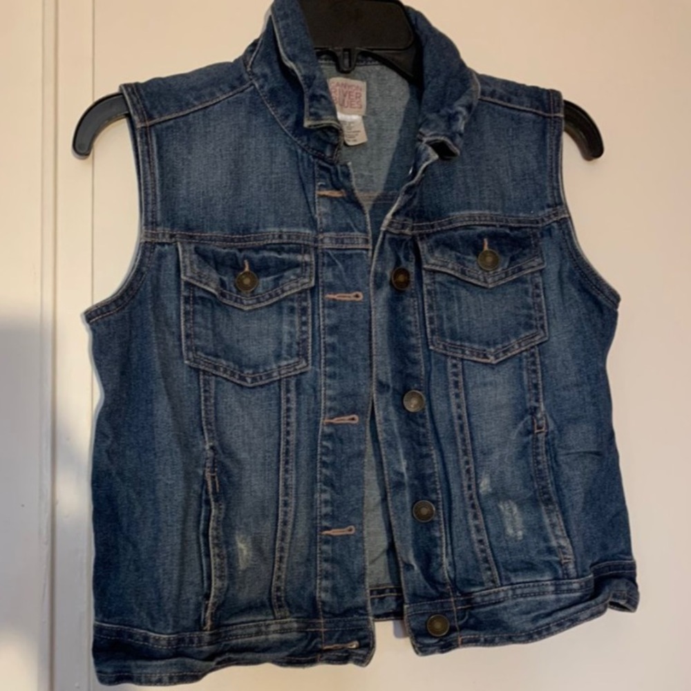 Denim vest